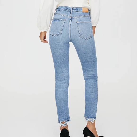 CITIZENS OF HUMANITY HARLOW ANKLE MID RISE SLIM FIT IN CHIT CHAT - Picture 9 of 10